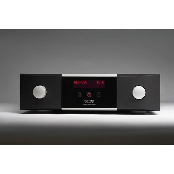 №5206 - Black - Mark Levinson № 5206 preamplifier with Pure Path fully discrete, direct-coupled, dual-monaural line-level class A preamp circuitry, MM/MC phono stage, and Main Drive headphone output. - Hero